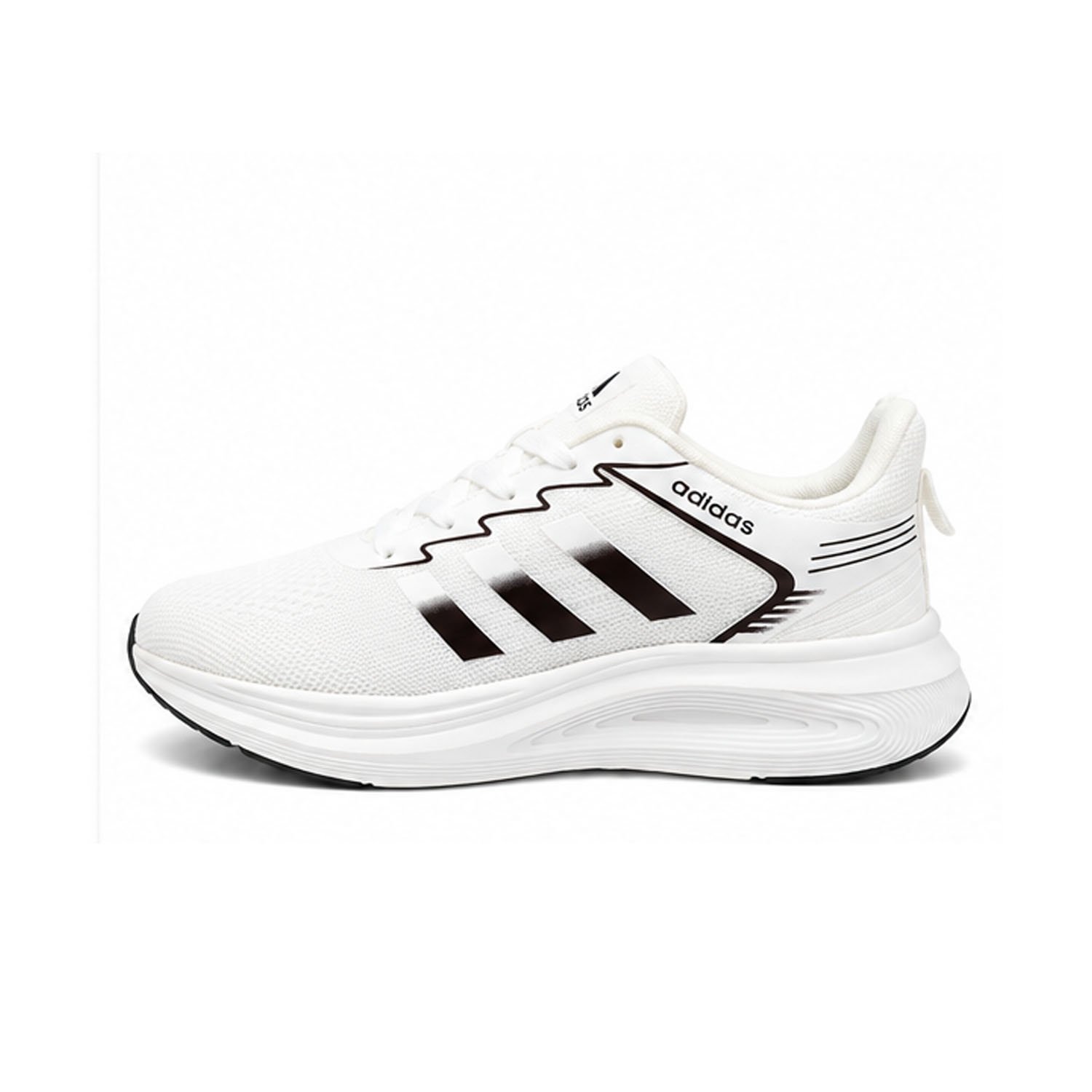 Adidas Running Shoes – White / Black