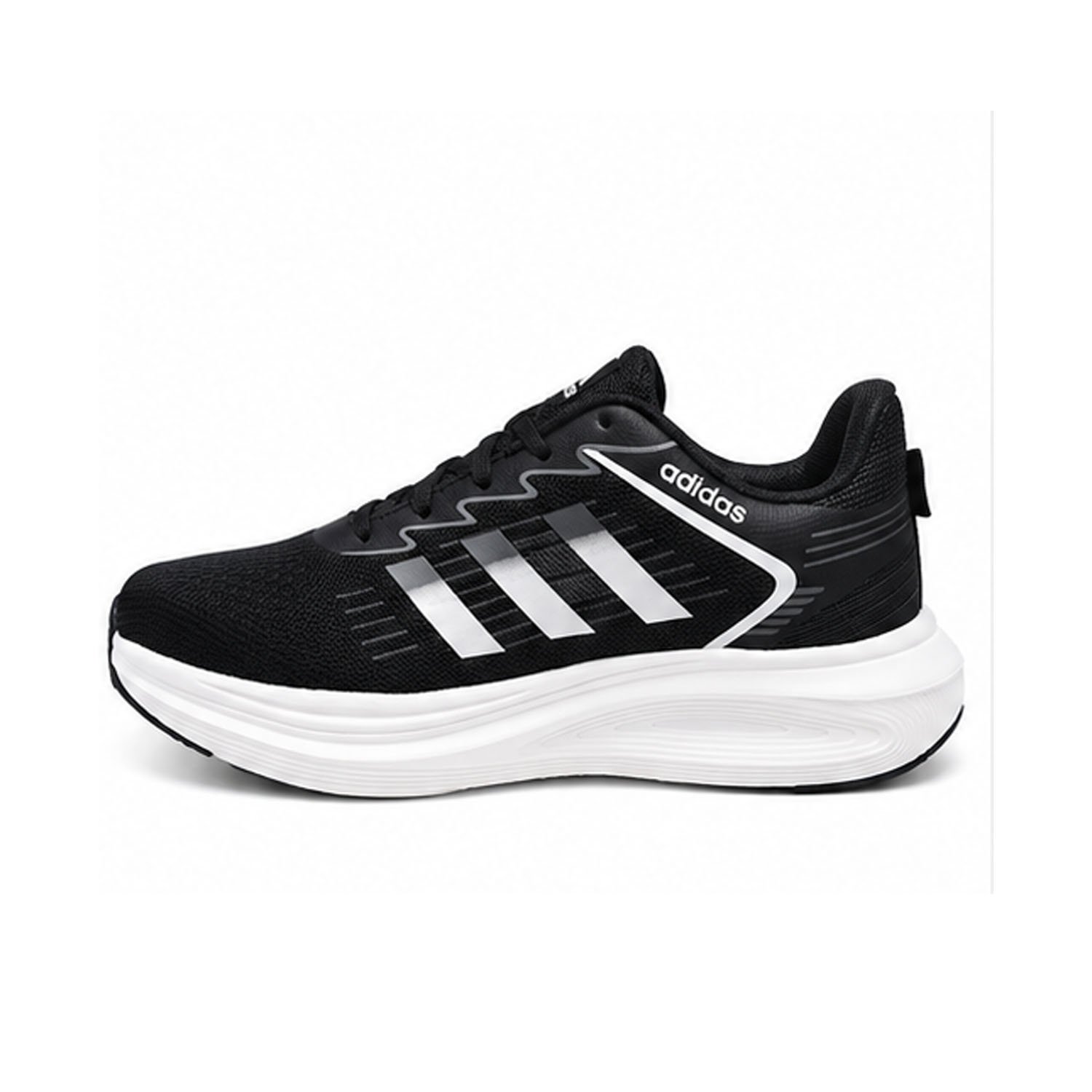 Adidas Running Shoes – Black/White
