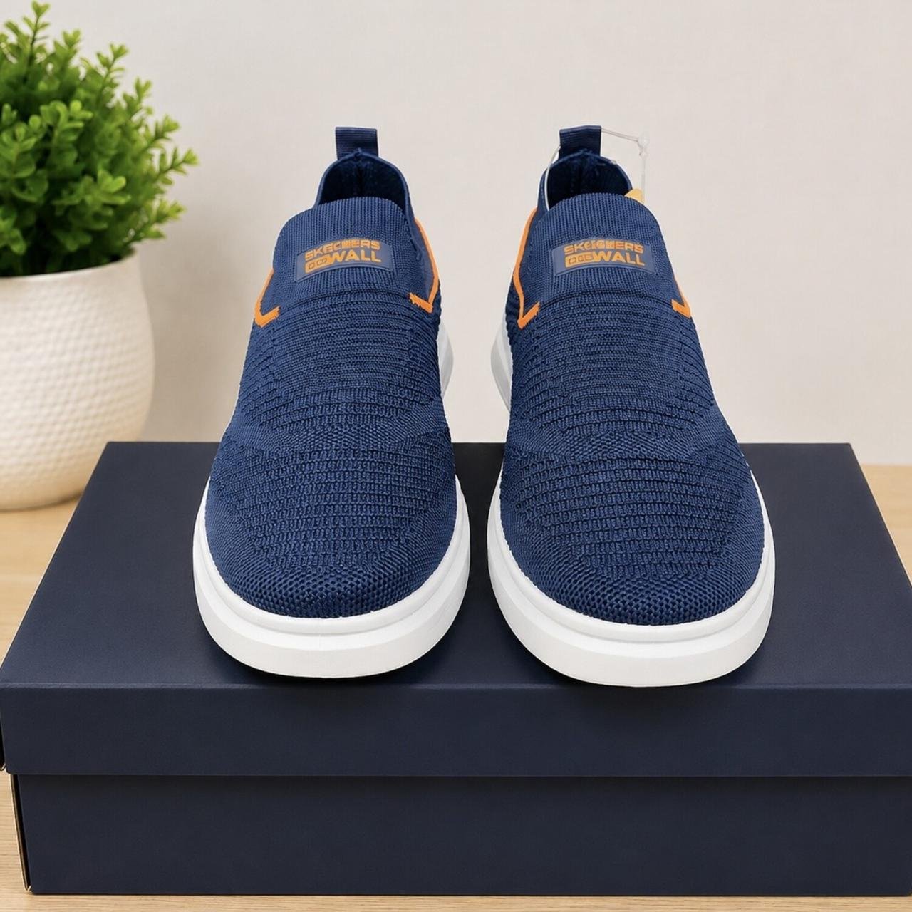 PREMIUM NAVY BLUE CASUAL SNEAKERS - Image 2
