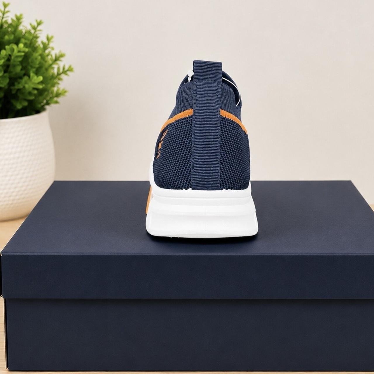 PREMIUM NAVY BLUE CASUAL SNEAKERS - Image 5