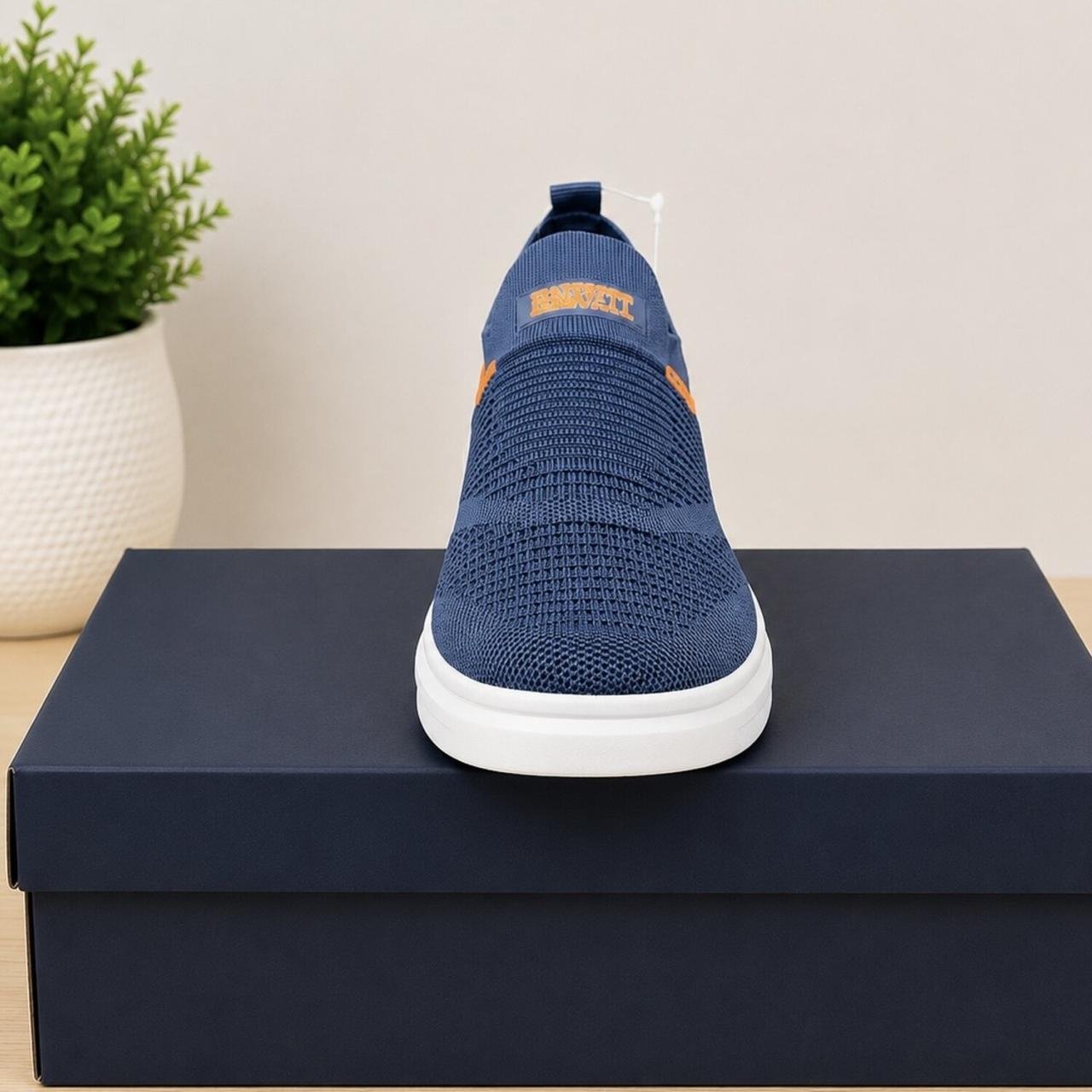 PREMIUM NAVY BLUE CASUAL SNEAKERS - Image 4