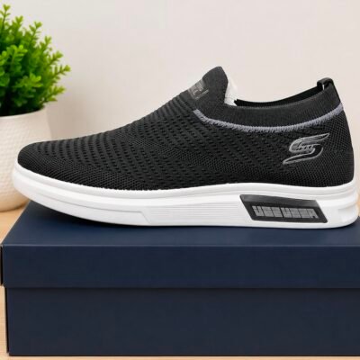 PREMIUM BLACK CASUAL SNEAKERS