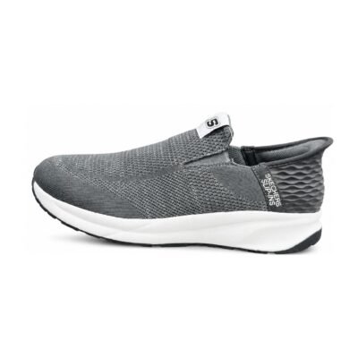 SKECHERS SLIP-ON SNEAKERS GRAY