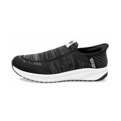 SKECHERS SLIP-ON SNEAKERS BLACK