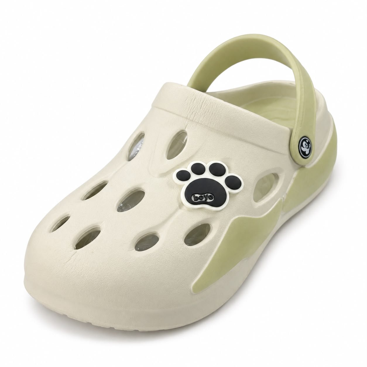 PANDA SUPER LIGHT COMFORTABLE CROCS CREAM - Image 3