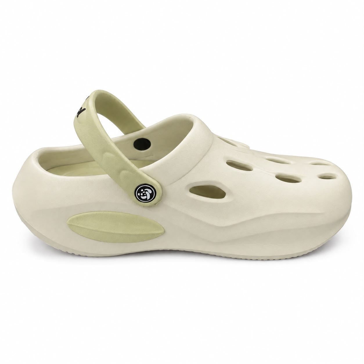 PANDA SUPER LIGHT COMFORTABLE CROCS CREAM - Image 2