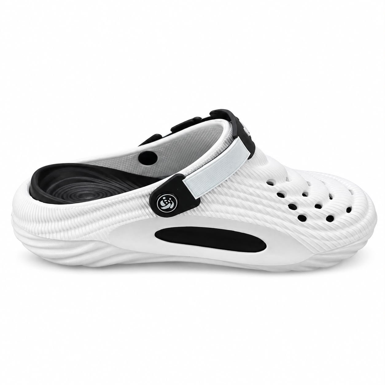 PANDA SUPER LIGHT COMFORTABLE CROCS WHITE - Image 3
