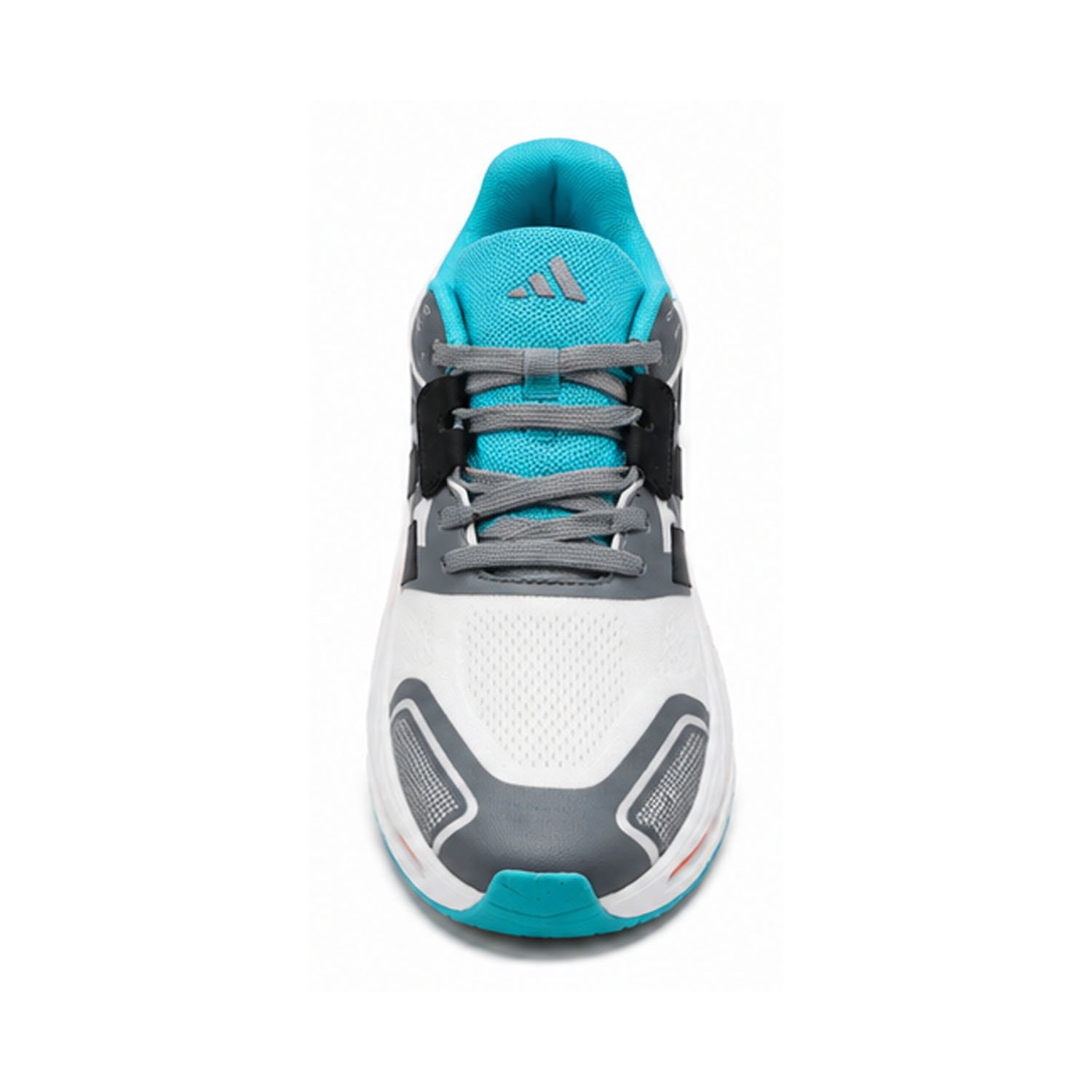 AQUA STRIDE CHUNKY SPORTS SNEAKERS-WHITE,GREY & TURQUOISE - Image 3