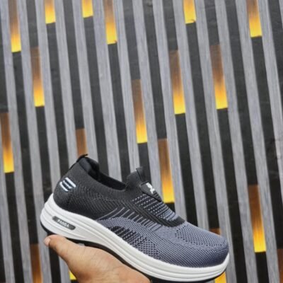 Panda Fashion Casual Slip-On Shoes- GREY